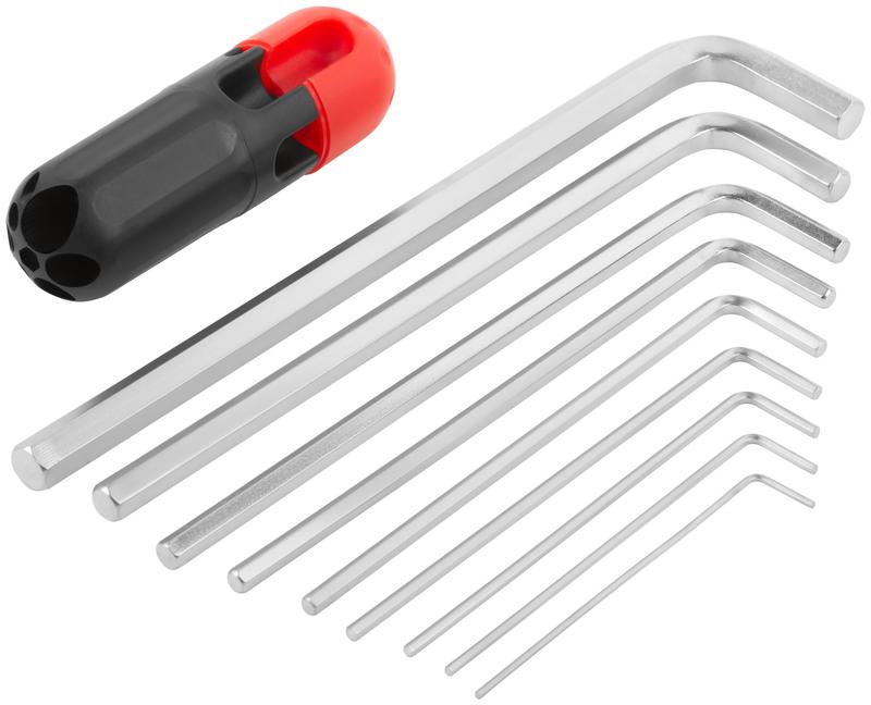  Набор ключей шестигранных длинные (15-10мм) CrV 9шт с пластик.Т-обр.ручкой FIT 64197 фото в каталоге от BTSprom.by