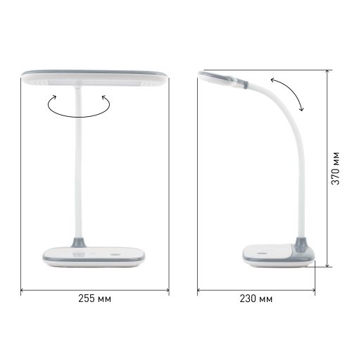  Светильник NLED-458-6W-W настол. бел. ЭРА Б0028457 фото в каталоге от BTSprom.by