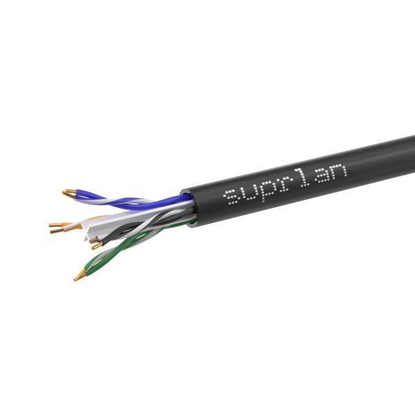 кабель витая пара u/utp кат.6 4x2xawg23 solid cu pe out. six (м) suprlan 01-0314-1 от BTSprom.by