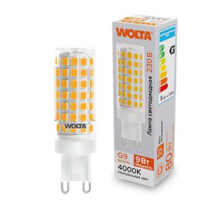 лампа светодиодная 9вт 4000к g9 wolta wstd-jcd-9w4kg9-c от BTSprom.by