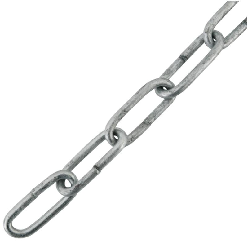 цепь длиннозвенная din 763 (llc) 6мм-накл. (уп.18м) tech-krep 103334 от BTSprom.by