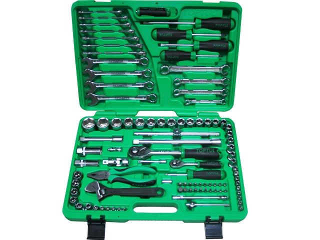 набор слесарного инстр-та в чем. 96предм. 1/4",1/2" 6гр. toptul gcai9601 от BTSprom.by