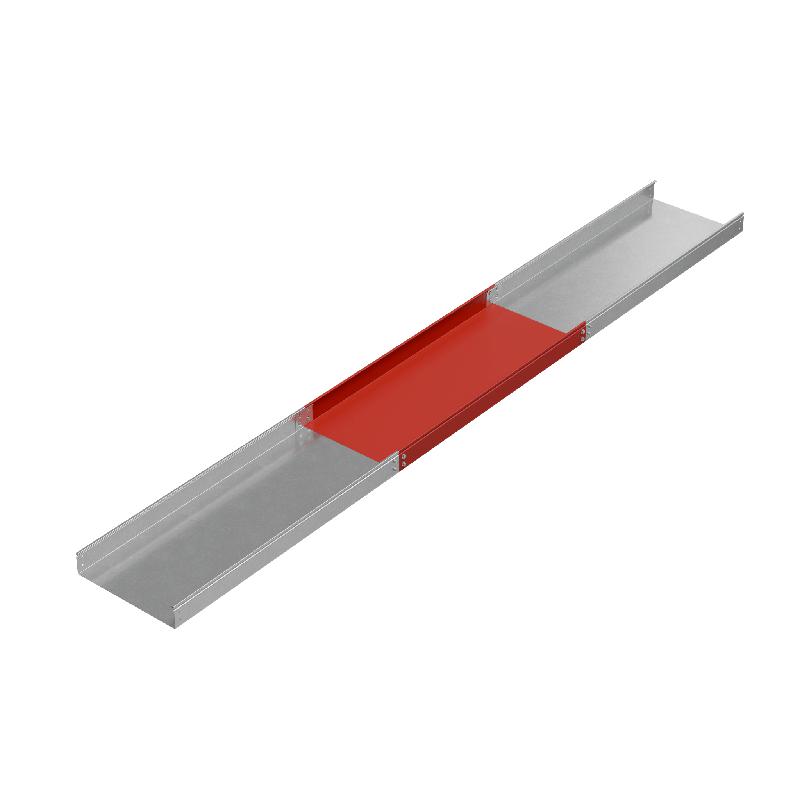 Лоток листовой неперфорированный 400х80 L3000 сталь 1мм "Стандарт ПЛЮС" LNEplus80-400-1.0-3000 INOX304 КМ PL5352 фото в каталоге от BTSprom.by