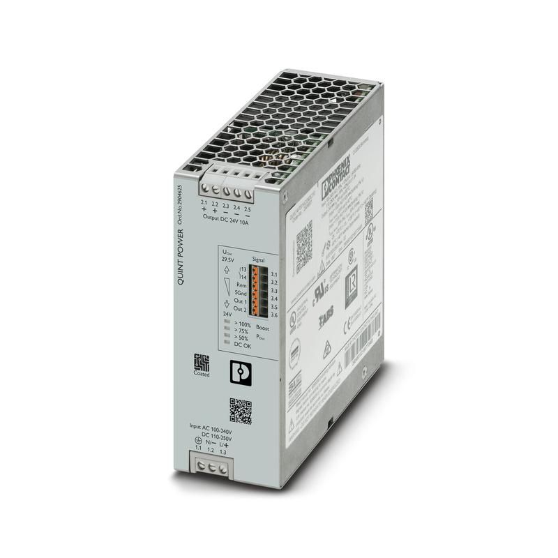 источник питания quint4-ps/1ac/24dc/10/co phoenix contact 2904625 от BTSprom.by