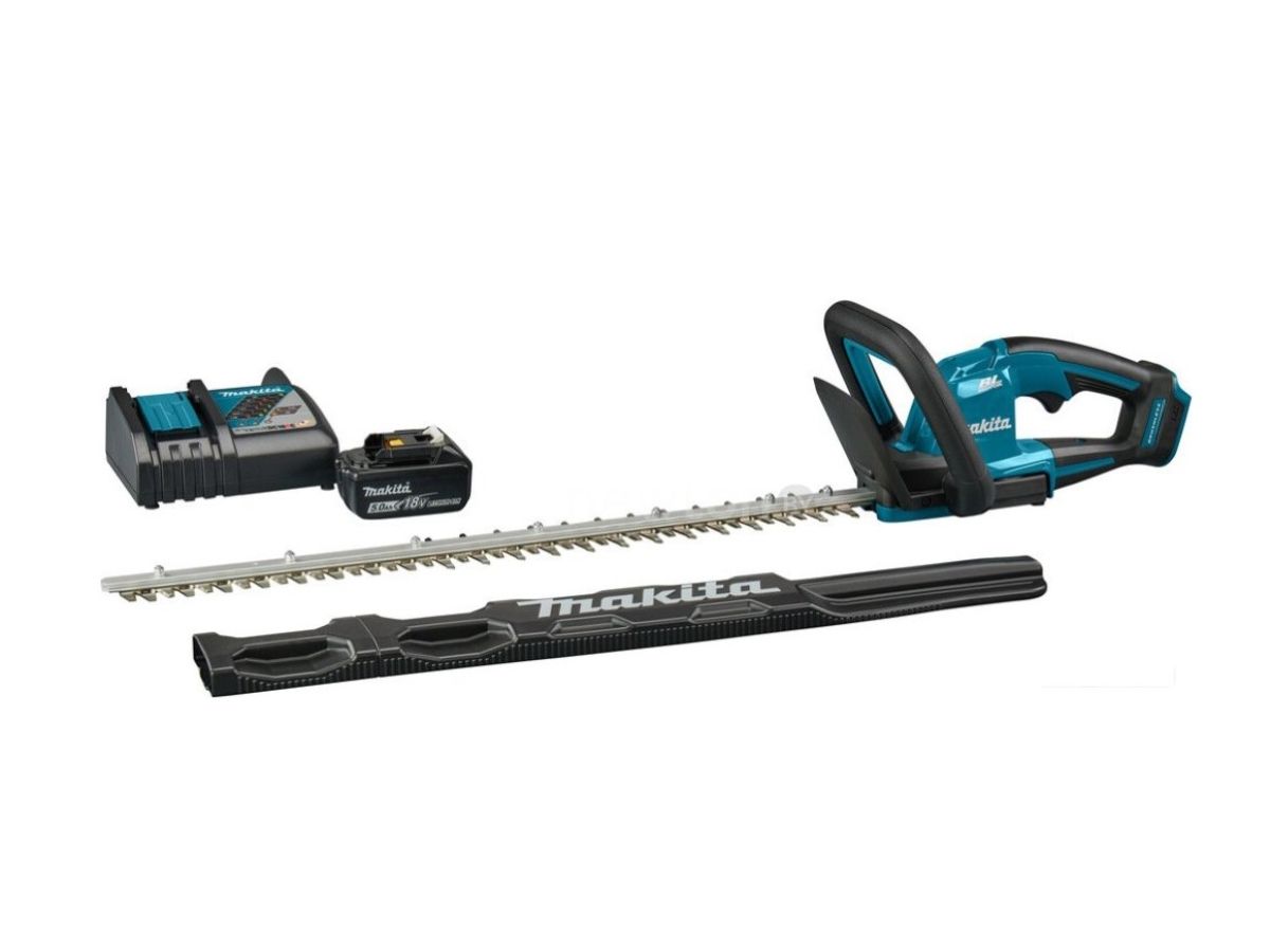 аккум. кусторез makita lxt duh 606 rt в кор. (18.0 в, 1 акк., 5.0 а/ч, li-ion, длина ножа 600 мм, шаг ножа: 20 мм.) duh606rt от BTSprom.by