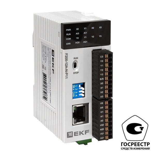 контроллер программируемый f200 12 в/в n pro-logic (с поверкой) ekf f200-12a-n-p11-v от BTSprom.by