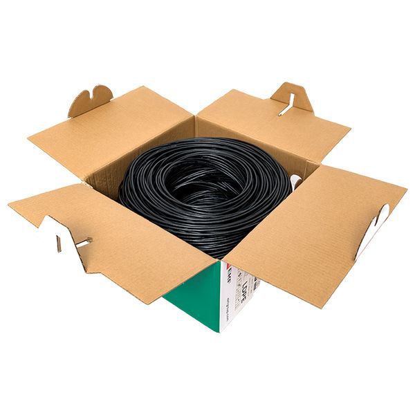  Кабель витая пара U/UTP кат.5E 4 пары solid внешн. LDPE черн. TERACOM EKF TRC-5EUTP-04PE-BK-OUT3 фото в каталоге от BTSprom.by