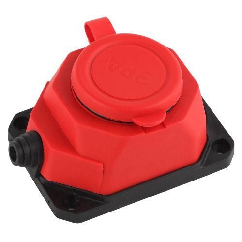 колодка удлинителя 1-м с заземл. 16а ip44 k-1e-red-ip44 каучук красн. эра б0044550 от BTSprom.by