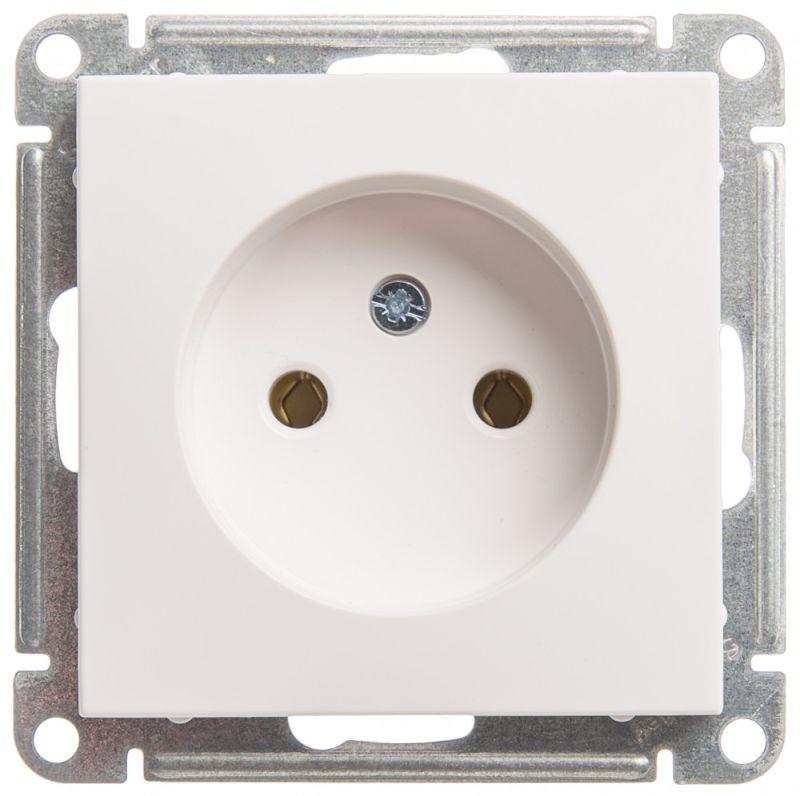 розетка 1-м сп w59 16а ip20 без заземл. без защ. шторок механизм бел. se rs16-153-1-86 от BTSprom.by