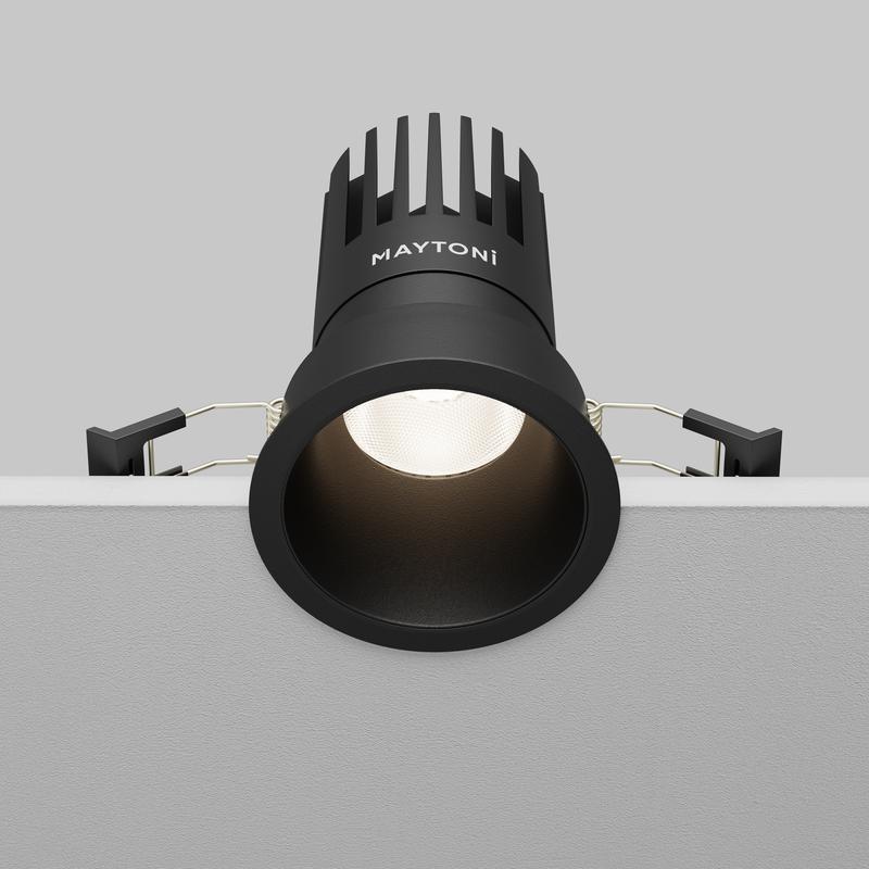  Светильник Dip 15Вт 4000К 50град. встраив. Maytoni DL118-15W-4K-B фото в каталоге от BTSprom.by