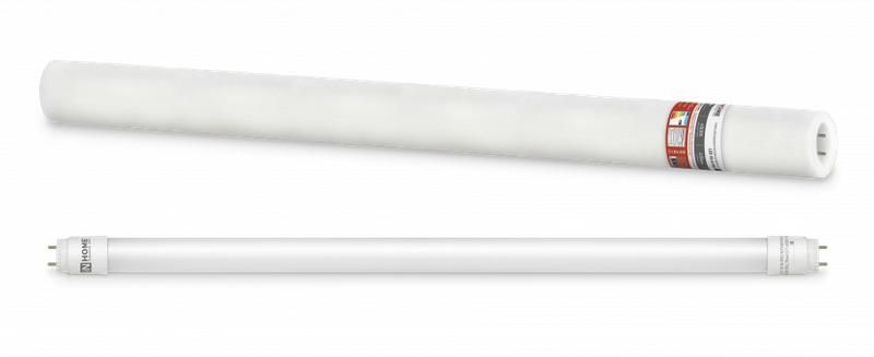 лампа светодиодная led-t8-м-pro 10вт линейная матовая 4000к нейтр. бел. g13 1000лм 230в 600мм неповоротн. in home 4690612030890 от BTSprom.by