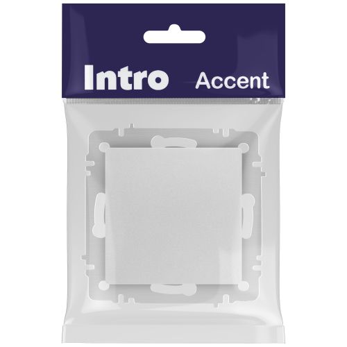  Выключатель 1-кл. СП Accent 6-101-03 10А IP20 250В AL/CU алюм. Intro Б0063437 фото в каталоге от BTSprom.by