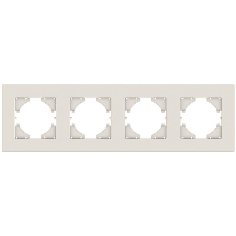 рамка 4-местн. city беж. gusi с1114-003 от BTSprom.by