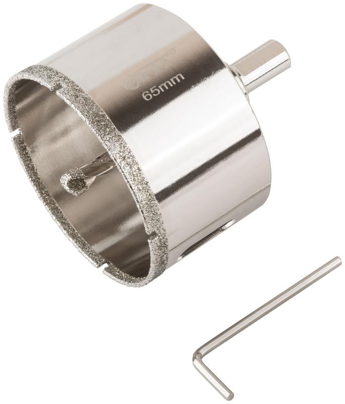  Коронка кольцевая алмазная по керамограниту камню и кафелю 65х70мм с центровочным сверлом FIT 16224 фото в каталоге от BTSprom.by