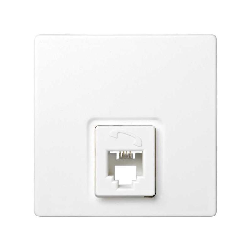 розетка телефонная оп simon73 loft rj11 бел. simon 73480-60 от BTSprom.by