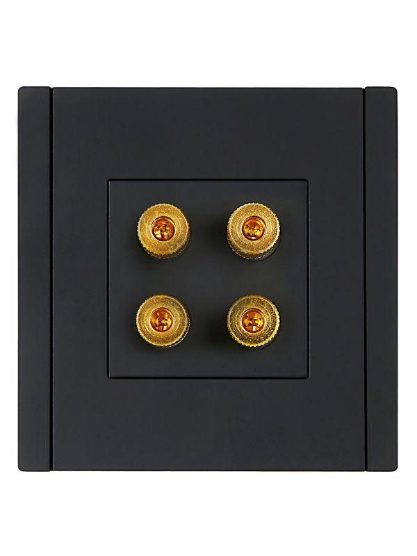  Аудиорозетка 4-м FORTE&PIANO FP139 черн. IEK FP-S40-K02 фото в каталоге от BTSprom.by