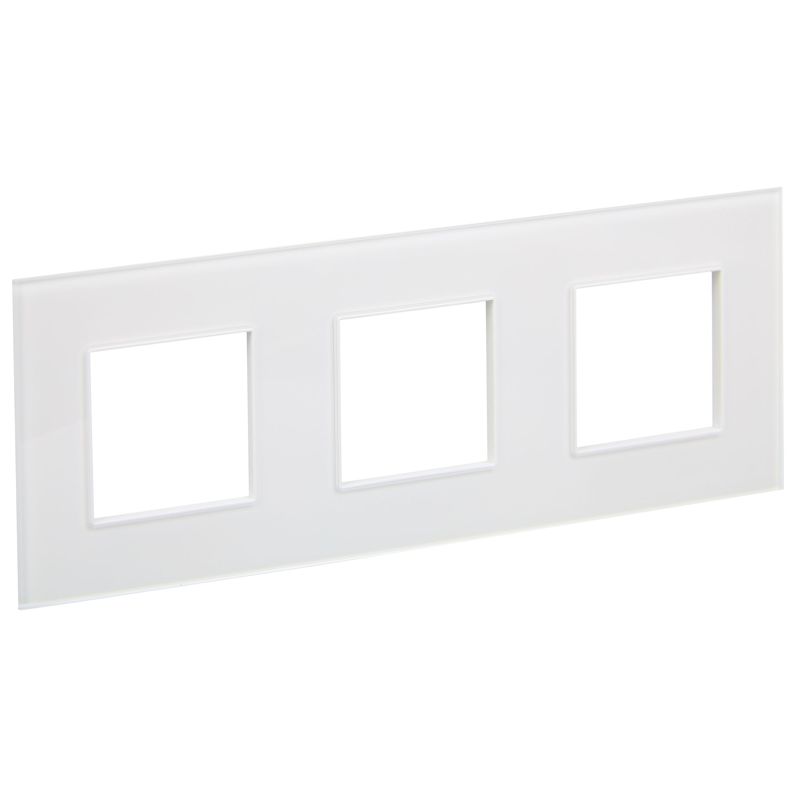 рамка 3-м skandy sk-f23w стекло арктич. бел. iek sk-m32-g-k01 от BTSprom.by