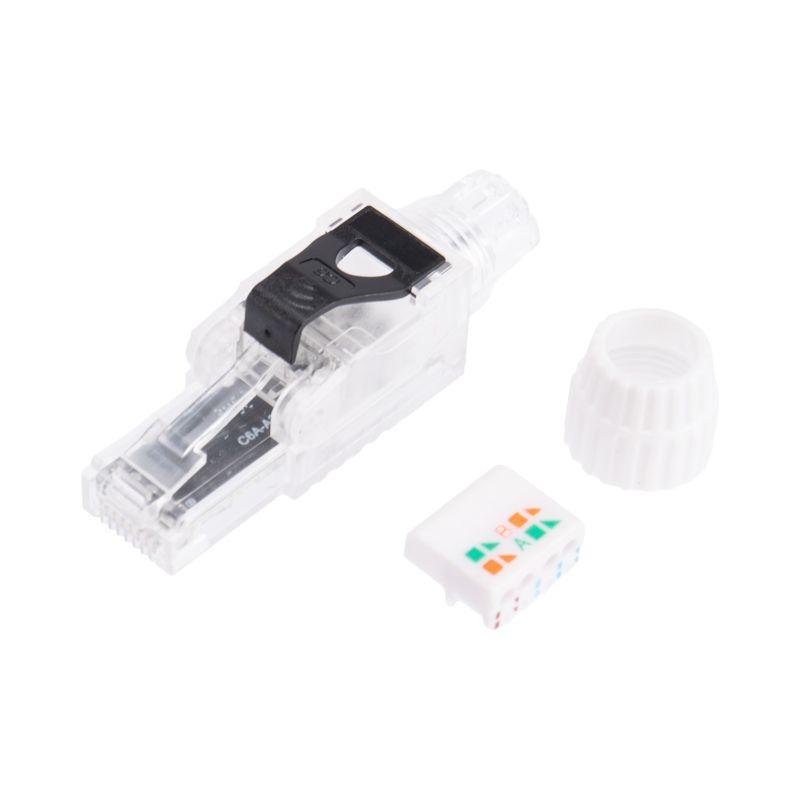разъем rj45(8p8c) полевой заделки под витую пару utp кат.6 50микродюйм pro rexant 02-0281 от BTSprom.by