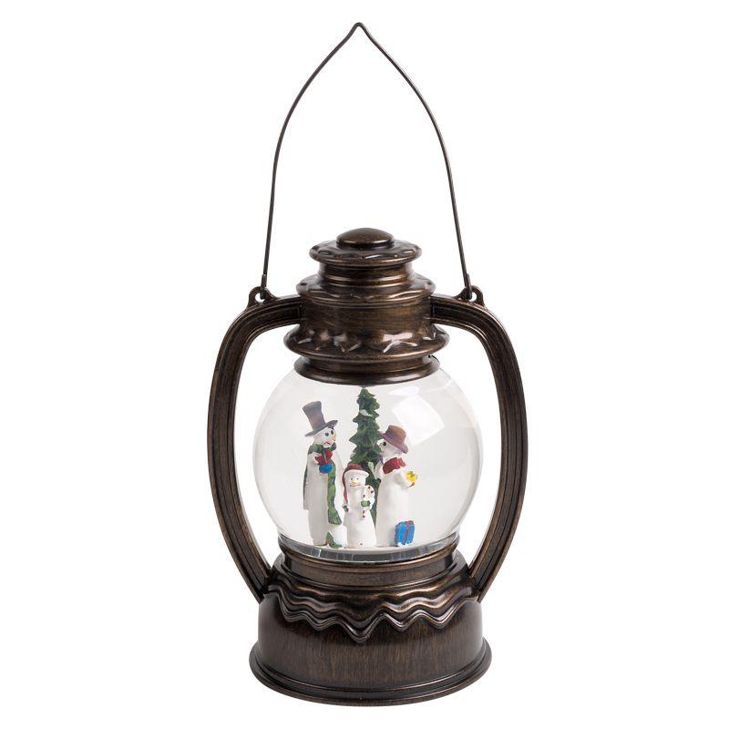 фонарь декоративный снеговики 1led бел. 1.5вт ip20 эффект снегопада с подсветкой neon-night 501-061 от BTSprom.by