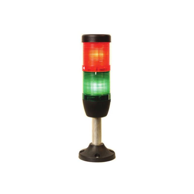 колонна сигнальная 50мм 24в светодиод led красн. зел. emas ik52l024xm03 от BTSprom.by