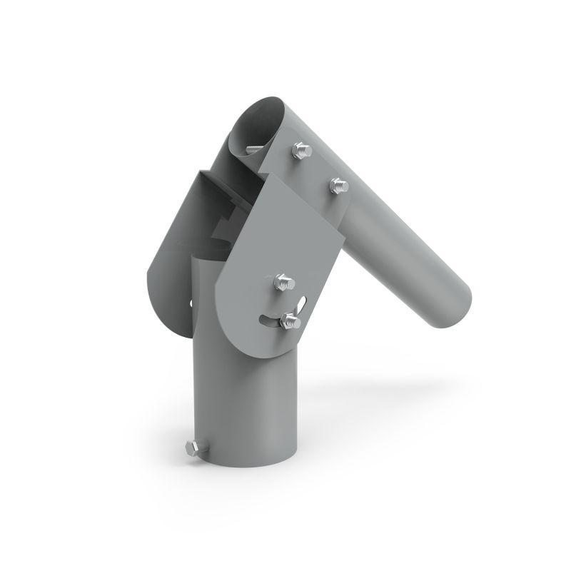  Кронштейн 200х205х100мм на трубу до d58мм/консоль d48мм для уличных светильников сер. GAUSS 903265106 фото в каталоге от BTSprom.by