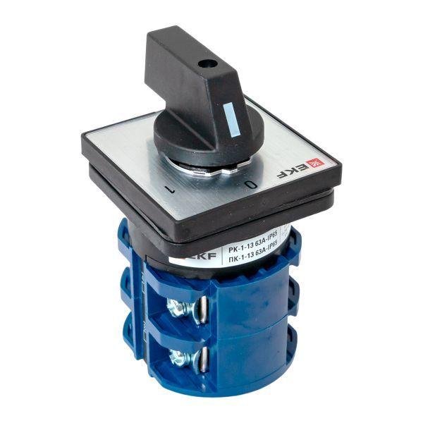  Переключатель кулачковый ПК-1-13 3п 63А "0-1" IP65 EKF pk-1-13-63-65 фото в каталоге от BTSprom.by