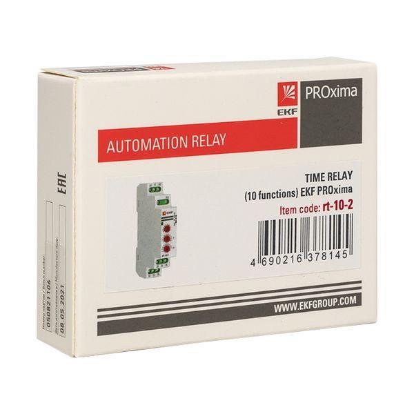  Реле времени RT-10-2 (10 устанавл. функц.) PROxima EKF rt-10-2 фото в каталоге от BTSprom.by