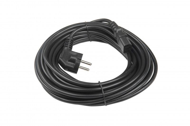 кабель питания компьютера pwc-iec13-shm-10-bk (schuko+c13) (3х1.00) 10а угловая вилка 10м hyperline 39343 от BTSprom.by