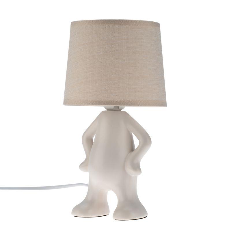  Светильник декоративный Человечек бел. с бел. абажуром E27 Rexant 603-1037 фото в каталоге от BTSprom.by