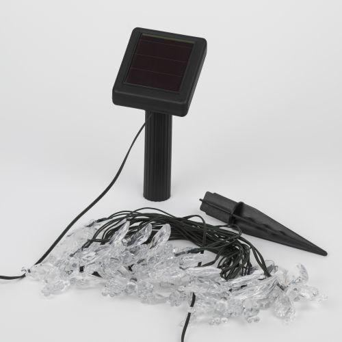  Гирлянда светодиодная садовая "Бабочки" 5.8м 20LED на солнечной батарее ERASF22-15 ЭРА Б0053364 фото в каталоге от BTSprom.by