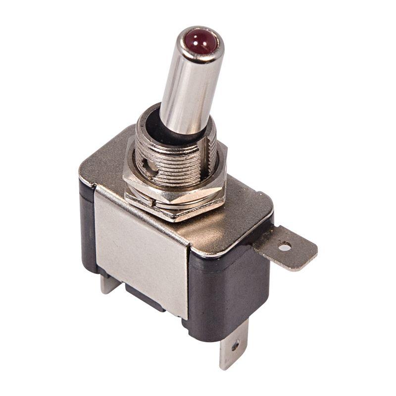 тумблер 12в 20а (3с) on-off 1п с красн. led подсветкой (asw-07d) rexant 36-4330 от BTSprom.by