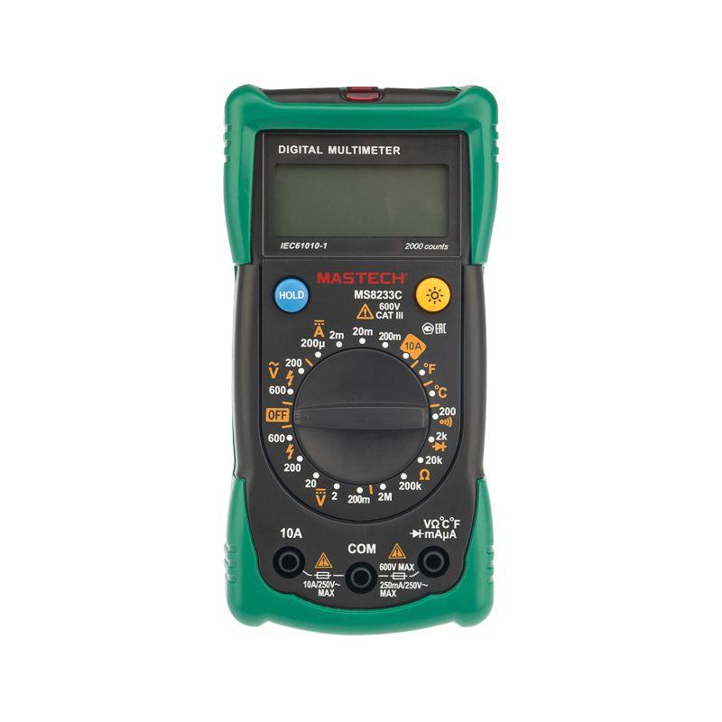  Мультиметр универсальный MS8233C Mastech 13-2015 фото в каталоге от BTSprom.by
