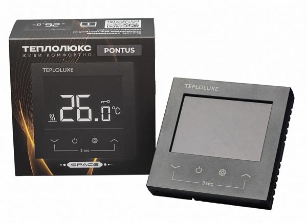 терморегулятор электронный pontus space черн. теплолюкс 100037059500 от BTSprom.by