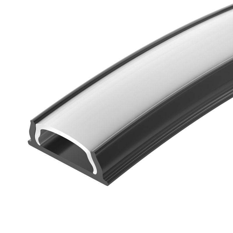 профиль arh-bent-w11-2000 anod black l2000 алюм. arlight 039583 от BTSprom.by