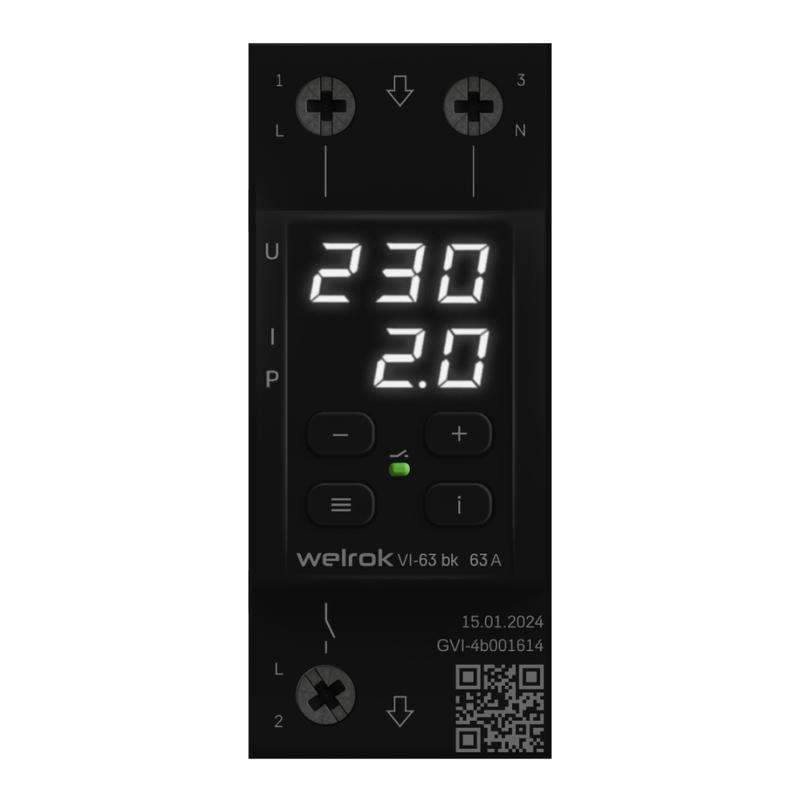 реле напряжения vi-63 bk welrok 4660251140656 от BTSprom.by