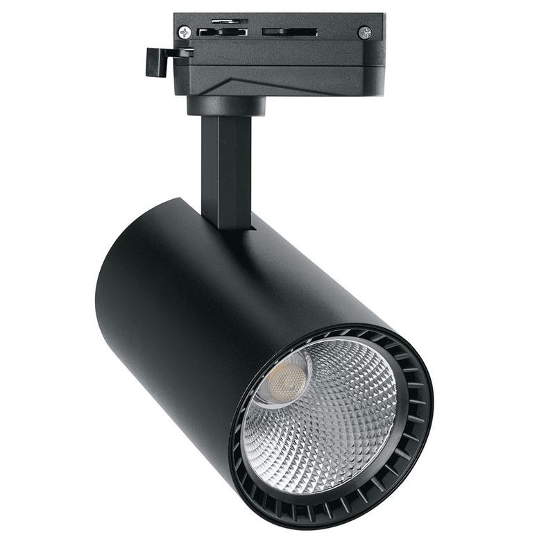 светильник светодиодный трековый на шинопровод 12вт 1080лм 4000к черн. 60град. al102 со встроенным драйвером feron 32516 от BTSprom.by