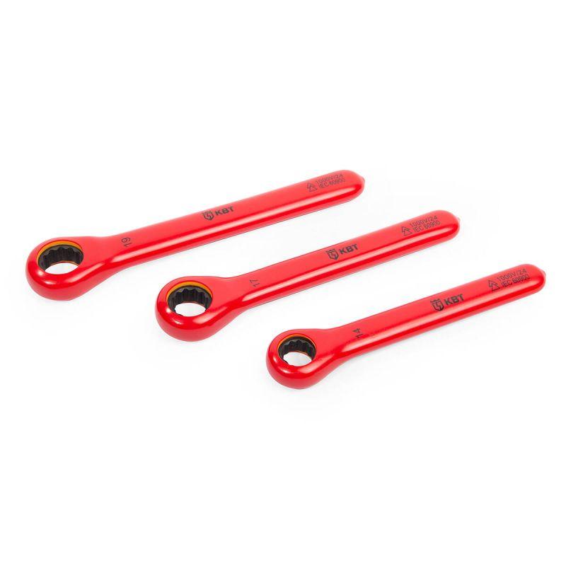  Набор диэлектрических накидных трещоточных ключей НИИ-29 ЭКСПЕРТ КВТ 92331 фото в каталоге от BTSprom.by