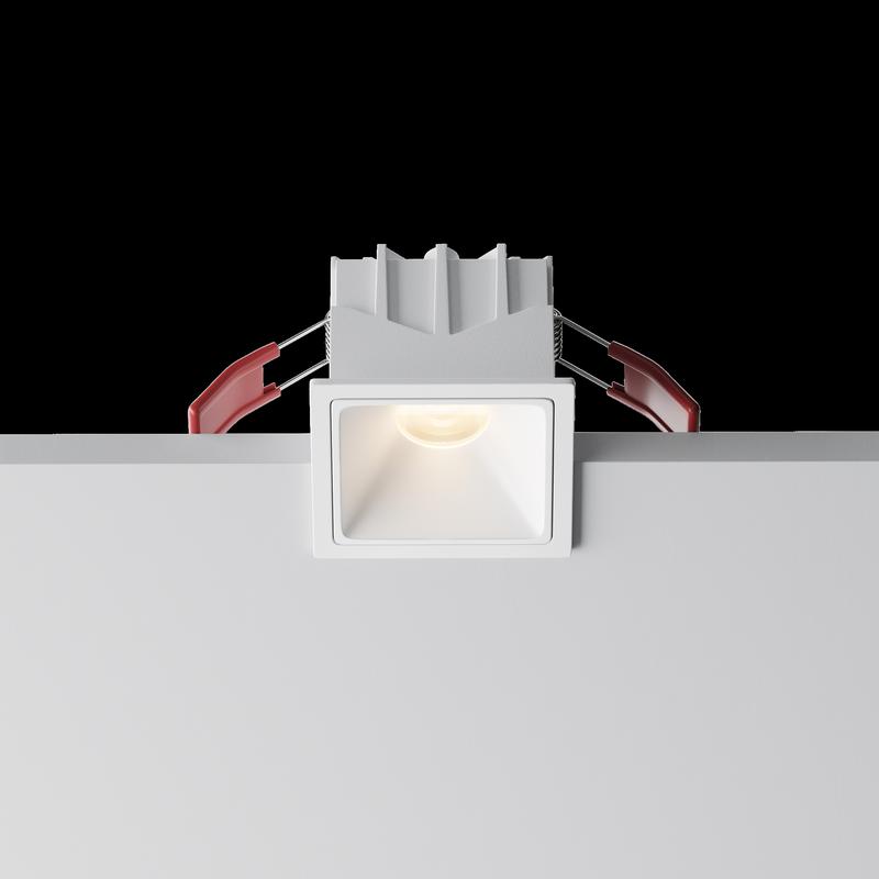  Светильник Alfa LED 10Вт 3000К 50град. встраив. Maytoni DL043-01-10W3K-SQ-W-1 фото в каталоге от BTSprom.by