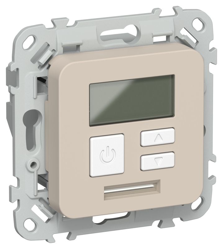 термостат электронный сп flite т-флл 16а с дисплеем механизм льняной iek fi-rt11-k88 от BTSprom.by