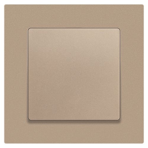  Кнопка Accent 6-109-04 10А-250В IP20 СУ шампань Intro Б0063610 фото в каталоге от BTSprom.by