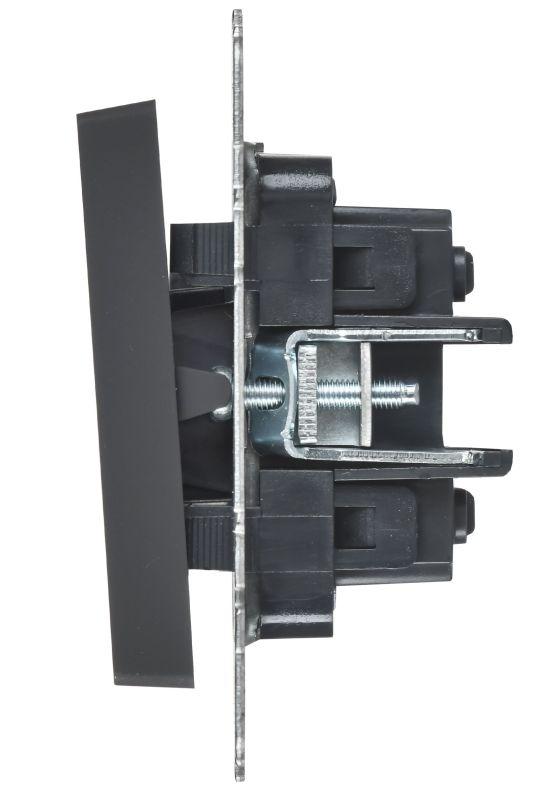  Выключатель перекрестный 2-кл. СП BRITE ВС10-2-3-БрГ 10А механизм графит IEK BR-V23-0-10-K53 фото в каталоге от BTSprom.by