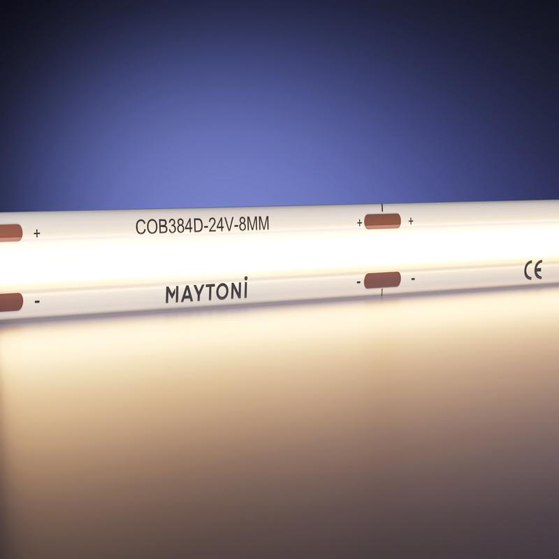  Лента светодиодная 24В COB 12Вт/м 3000К IP 65 (уп.5м) Maytoni 201078 фото в каталоге от BTSprom.by