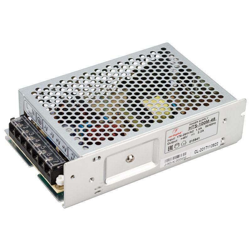 блок питания hts-100m-48 48в 2.2а 100вт ip20 сетка 3 года arlight 015941 от BTSprom.by