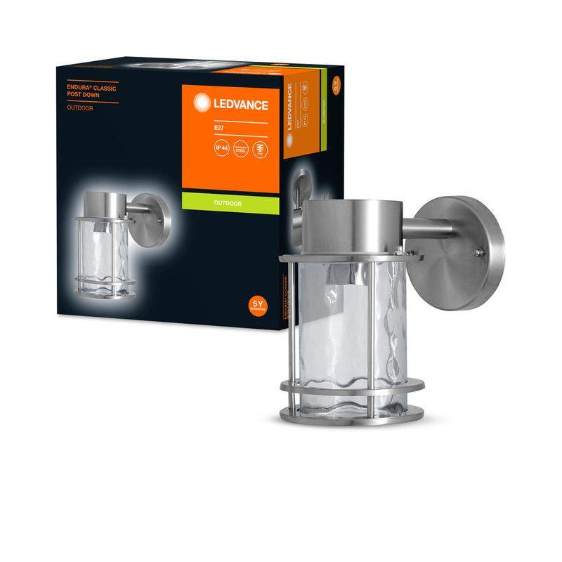  Светильник ENDURA CLASSIC POST DOWN E27 ST настенный сталь (без лампы) LEDVANCE 4058075206526 фото в каталоге от BTSprom.by