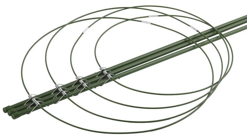 поддержка для цветов 4 кольца 1.2м (30/120) green apple б0008279 от BTSprom.by