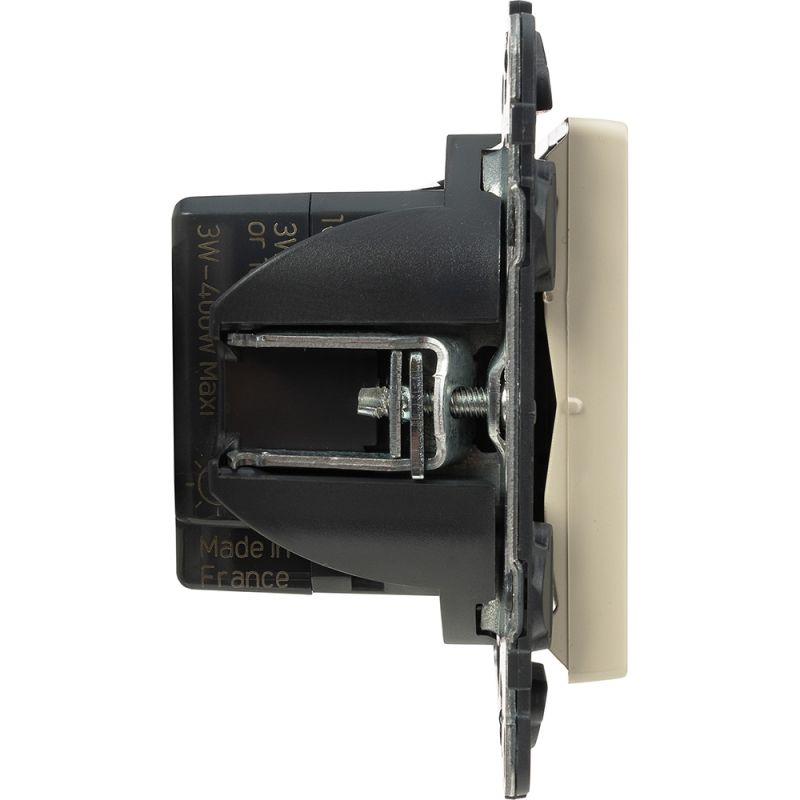  Механизм светорегулятора кнопочного Valena Life 400Вт универс. без нейтрали с лицев. панелью сл. кость Leg 752562 фото в каталоге от BTSprom.by