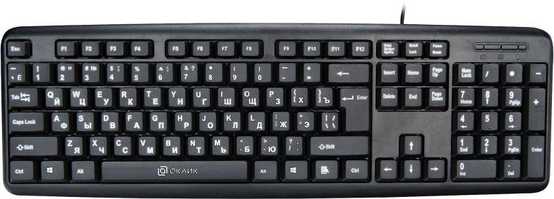 клавиатура 180v2 черн. usb 180m v2 оклик 1185956 от BTSprom.by