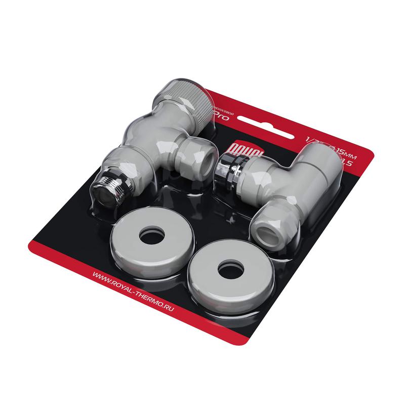  Набор термостатический осевой Design Pro 15мм М30х1.5 бел. Royal Thermo НС-1646642 фото в каталоге от BTSprom.by