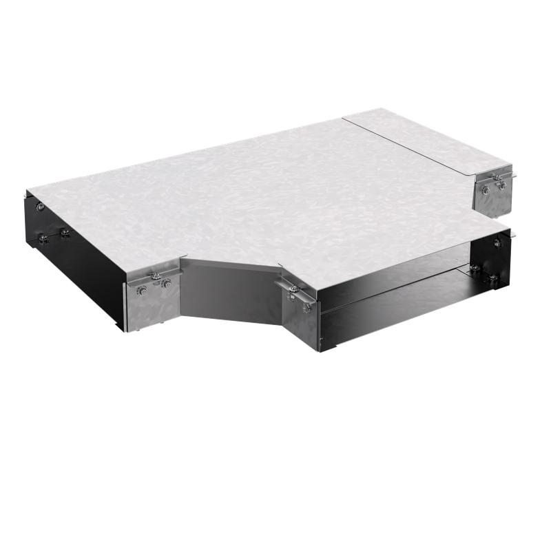 Короб угловой тройниковый горизонт. 45град. 50х150 сталь 1.2мм КУТГ.150.50.600.1.2.1 СОЭМИ Н7255705261 от BTSprom.by