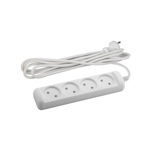 удлинитель 4х5м без заземл. 6а ip20 ux-4-5m шввп 2х0.75 бел. эра б0038561 от BTSprom.by